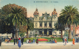 Delcampe - MONACO - Monte Carlo - Casino - Animé - Colorisé - LL - G Lemaitre & Cie - CPA - Monte-Carlo