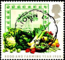 Delcampe - GB Poste Obl Yv:1372 Mi:1194 Food And Farming Year (cachet Rond) - Vegetables