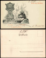 Delcampe - Ansichtskarte Nürnberg St. Johannes Friedhof, Dürergrab Kapelle 1908 - Nürnberg