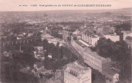 Delcampe - 63 ROYAT VUE GENERALE DE ROYAT ET CLERMONT FERRAND - Royat