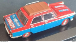 Delcampe - Vehicule Publicitaire Peugeot 404 L'Equipe Tour De France 1960 - Norev