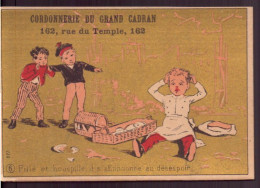 Delcampe - Chromo " Cordonnerie Du Grand Cadran " Pillé Et Houspillé... - Autres & Non Classés