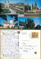 Delcampe - Postcard Sillein Žilina|Zsolna|Żylina Mehrbildkarte Platz Kirche 1985 - Slowakije
