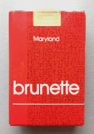 Delcampe - Ancien Paquet De Cigarettes. BRUNETTE - Paquet Plein - Objet De Collection - - Autres & Non Classés