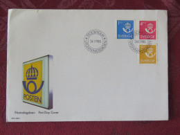 Delcampe - Sweden 1985 FDC Cover - Post Horn - Lettres & Documents