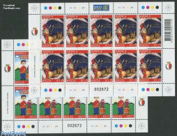 Delcampe - Malta 2010 Europe, Childrens Books 2 M/s, Mint NH, History - Europa (cept) - Art - Children's Books Illustrations - Malta