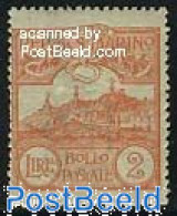 Delcampe - San Marino 1921 2L Orangered, Stamp Out Of Set, Unused (hinged) - Nuovi