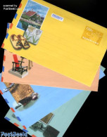 Delcampe - Netherlands 1998 Aerogrammes, Set Of 4, Unused Postal Stationary - Material Postal