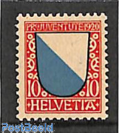 Delcampe - Switzerland 1920 10c, Stamp Out Of Set, Mint NH, History - Coat Of Arms - Ungebraucht