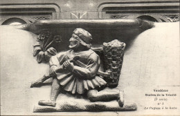 Delcampe - CPA Vendome Stalles De La Trinite Le Paysan A La Hotte - Vendome