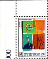 Delcampe - Vatican Poste N** Yv: 978/979 Sinode Pour L'Afrique épiscopale Coin De Feuille - Ongebruikt