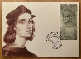 Delcampe - CARTOLINA KYRGYZ EXPRESS POST " Raphael Santi " 14/12/2020 - Pittura & Quadri