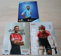 Delcampe - Cyclisme, Donovan Grondin, 3 Cartes - Radsport