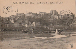 Delcampe - ZY 101_(69) LYON SAINT CLAIR _ LA BOUCLE ET LE COTEAU SAINT CLAIR _ EDIT. FARGES , LYON - 2 SCANS - Caluire Et Cuire