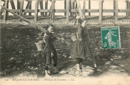 Delcampe - 62* BOULOGNE S/MER  Pecheurs De Crevettes   RL25,2032 - Fischerei