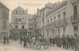 Delcampe - Néris Les Bains * La Place Du Bain * Attelage * Villa Du Midi * Pharmacie - Neris Les Bains