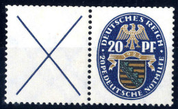 Delcampe - ** 1925, Deutsche Nothilfe Zusammendruck (Mi.20.1 / 350,-) (Michel: W20.1) - Altri & Non Classificati