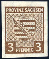 Delcampe - * 1945, Provinzwappen, 3 Pf Orangebraun Ungebraucht, Mi. 67 Y/ 2500,- (Michel: 67) - Altri & Non Classificati