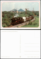 Delcampe - Ansichtskarte Ronneburg (Thüringen) Güterzug Eisenbahn 1985 - Ronneburg