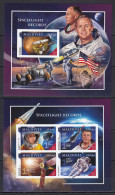 Delcampe - Dz2411 ! Imperf 2016 Maldives Space Records Gagarin Shepard #6111-4+Bl1008 Mnh - Autres & Non Classés