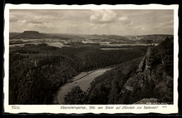 Delcampe - Foto-AK Walter Hahn, Dresden, Nr. 4203: Elbsandsteingebirge, Blick V. Brand Auf Lilienstein U. Waltersdorf - Fotografie