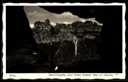 Delcampe - Foto-AK Walter Hahn, Dresden, Nr. 8135: Elbsandsteingebirge, Kurort Rathen, Talwächter-Höhle M. Lokomotive - Fotografie