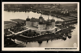 Delcampe - Foto-AK Walter Hahn, Dresden, Nr. 5614: Fliegeraufnahme Vom Jagdschloss Moritzburg - Fotografie