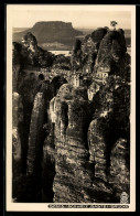 Delcampe - Foto-AK Walter Hahn, Dresden, Nr. 3208: Bastei-Brücke Aus Der Vogelschau - Fotografie