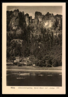Delcampe - Foto-AK Walter Hahn, Dresden, Nr. 8685: Bastei-Felsen Mit Brücke Im Elbsandsteingebirge - Fotografie