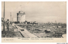 Delcampe - BO-BFP1-0731-GRECE - SALONIQUE - Tour Blancle - Un Coin Du Golfe - Griechenland