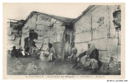 Delcampe - BO-BFP1-0721-GRECE - SALONIQUE - Habitations Des Réfugiés - Griechenland