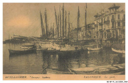 Delcampe - BO-BFP1-0716-GRECE - SALONIQUE - Le Port - Griechenland