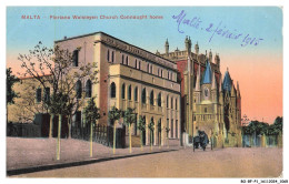 Delcampe - BO-BFP1-0534-MALTE - MALTA - Floriana Walsleyen Church Connaught Home - Malta