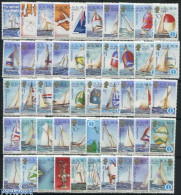 Delcampe - Solomon Islands 1986 Americas Cup 50v, Mint NH, Sport - Transport - Sailing - Ships And Boats - Voile