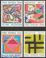 Delcampe - Switzerland 1991 Pro Patria 4v, Mint NH, Art - Modern Art (1850-present) - Ungebraucht