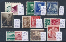 Delcampe - ** Deutsches Reich 14 Db Eseménybélyeg Szép Minőségben (Mi EUR 168.-) - Sonstige & Ohne Zuordnung