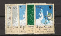 Delcampe - 1997 MNH British Antactic Territory, Mi 267-71 Postfris** - Ungebraucht
