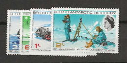 Delcampe - 1963 MNH British Antactic Territory, Mi 20-23 Postfris** - Ungebraucht