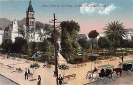 Delcampe - México - MONTERREY - Plaza Zaragoza - Ed. Desconocido - Mexiko