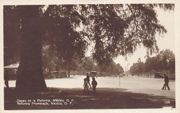 Delcampe - Ciudad De México - Paseo De La Reforma - POSTAL FOTO - Ed. F. Martin 129 - Mexiko