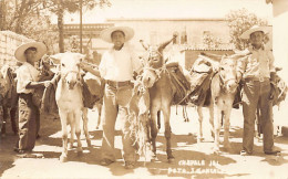 Delcampe - México - CHAPALA - Conductores De Burro - POSTAL FOTO - Ed. J. Gonzalez - Mexiko