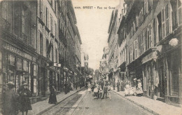 Delcampe - Brest * La Rue De Siam * Librairie De La Marine * Pharmacie * Commerces Magasins - Brest