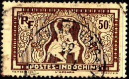 Delcampe - Indochine Poste Obl Yv:167 Mi:179 L'Apsara (TB Cachet Rond) - Usados