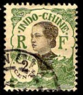 Delcampe - Indochine Poste Obl Yv:101 Mi:107 Annamite (TB Cachet Rond) - Usados