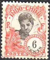 Delcampe - Indochine Poste Obl Yv:105 Mi:111 Cambodgienne (Obli. Ordinaire) - Usados
