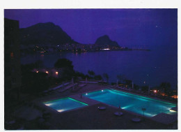 Delcampe - CPSM 10.5 X 15 Italie (171) Sicile Hôtel ZAGARELLA & SEA PALACE Notturno  Vue De Nuit  Piscines Baie - Palermo