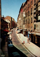 Delcampe - AJACCIO, LA RUE FESCH , COMMERCES, VOITURES, ANIME   COULEUR    REF 43529 - Ajaccio