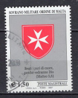 Delcampe - Z0280 - SMOM ORDRE DE MALTE Unificato N° 877 - Malte (Ordre De)