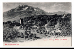 Delcampe - Suisse -  Lucerne   Luzern - Musegg , Gutsch Und  Pilatus - Luzern