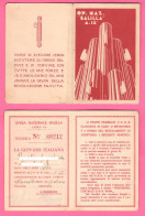 Delcampe - Modena Opera Balilla Tessera Giovane Italiana Emessa  1931 Sezione Fiumalbo ONB Anno IX° Ventennio - Andere & Zonder Classificatie